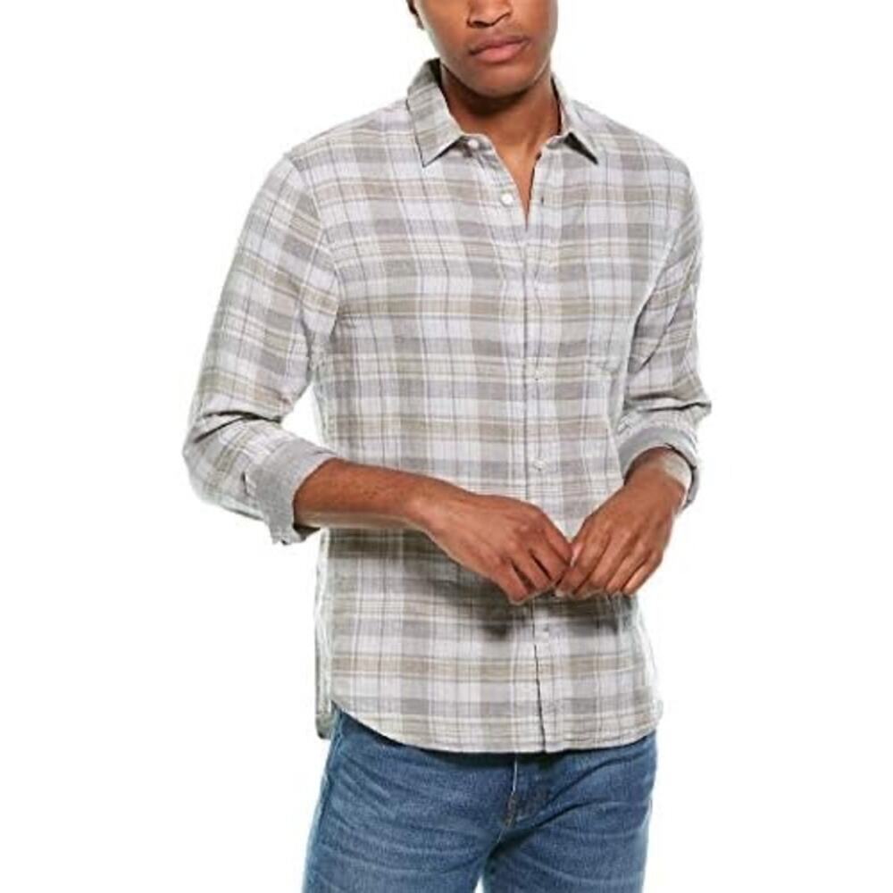 Vince Men's Dbl Face Plaid L/S Size XXL